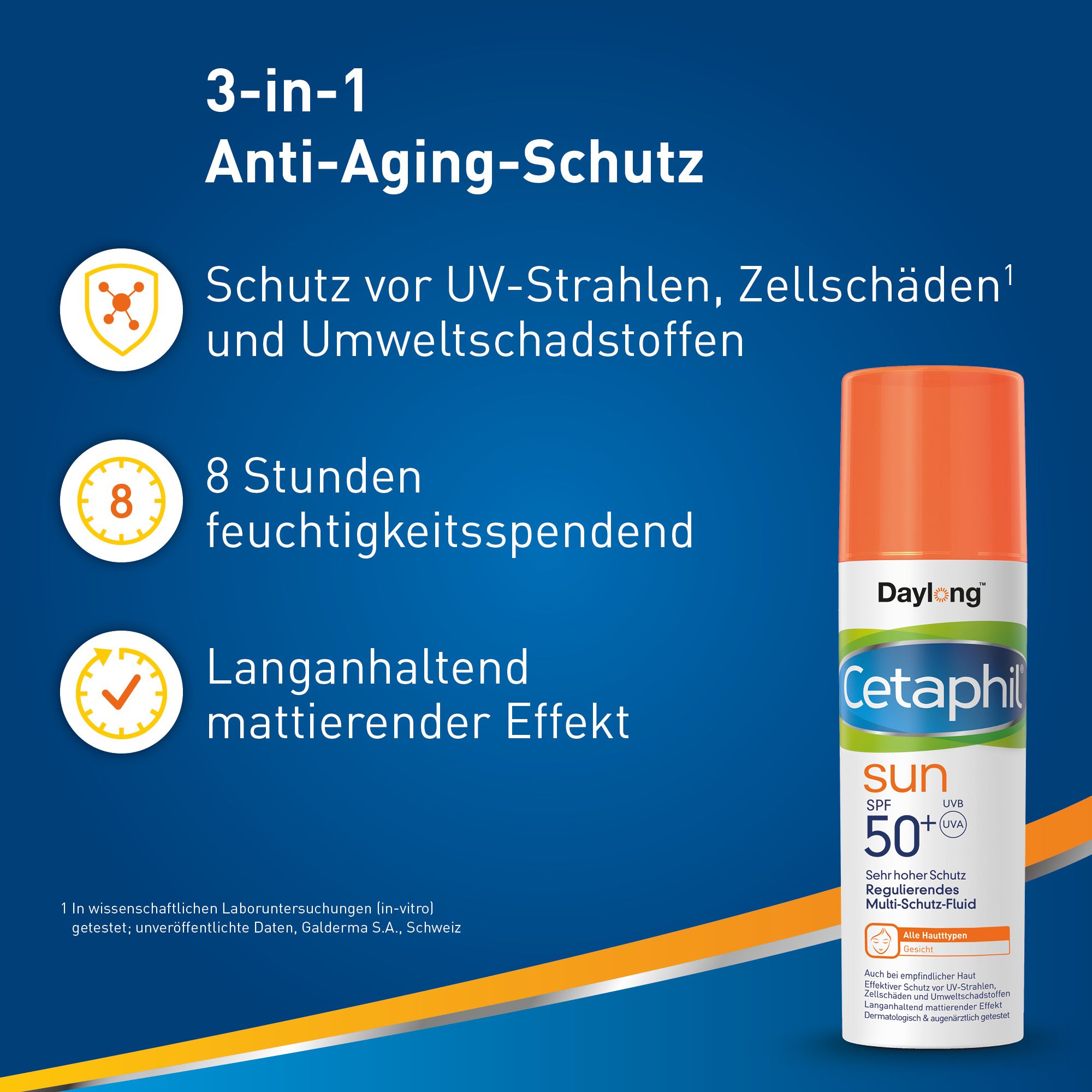 Cetaphil® Sun Daylong™ SPF 50+ Régulation du fluide multiprotecteur