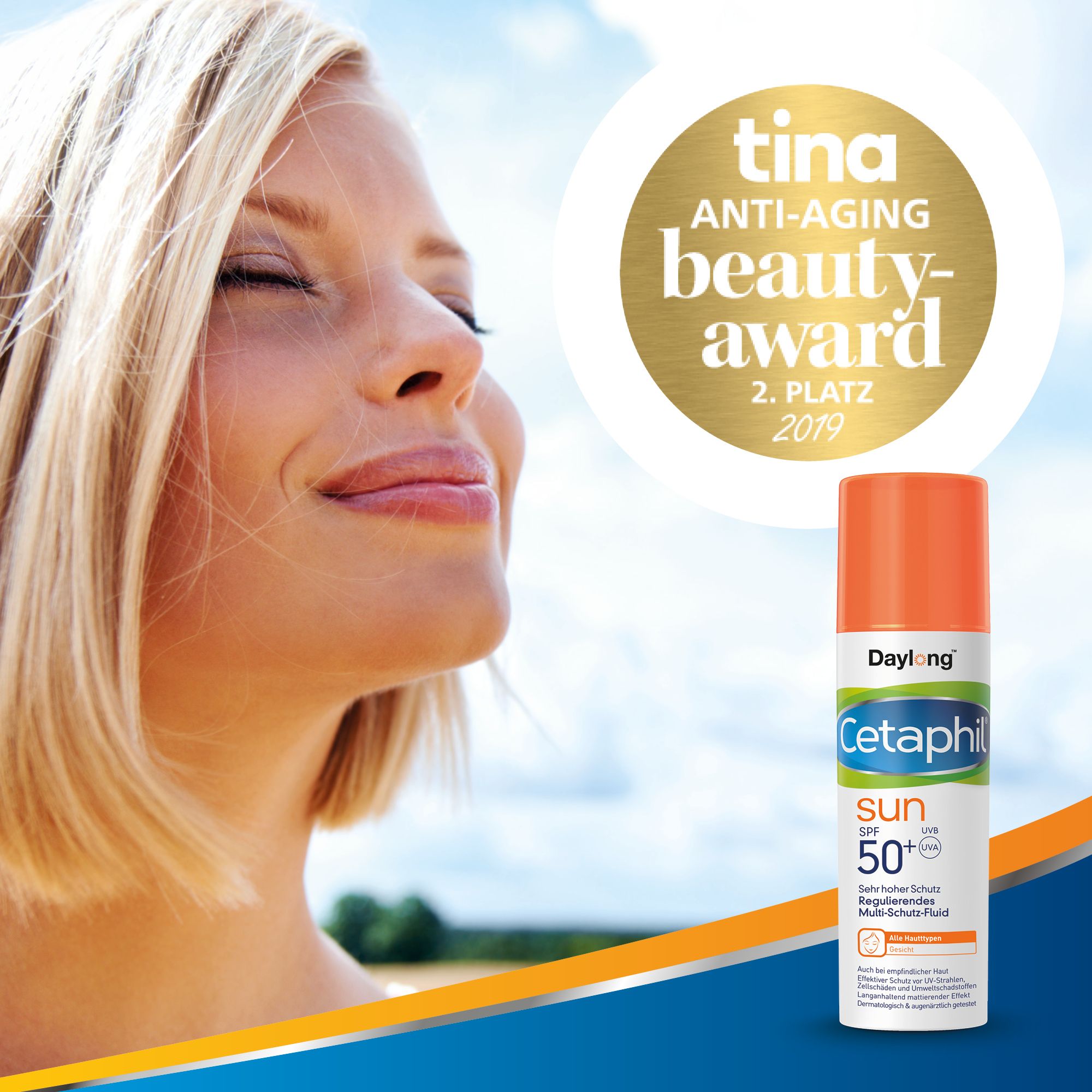 Cetaphil® Sun Daylong™ SPF 50+ Régulation du fluide multiprotecteur