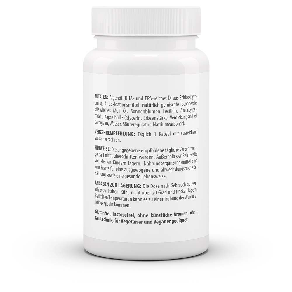 Dos de la bouteille blanche. Ingrédients, dosage et stockage. Sans gluten.