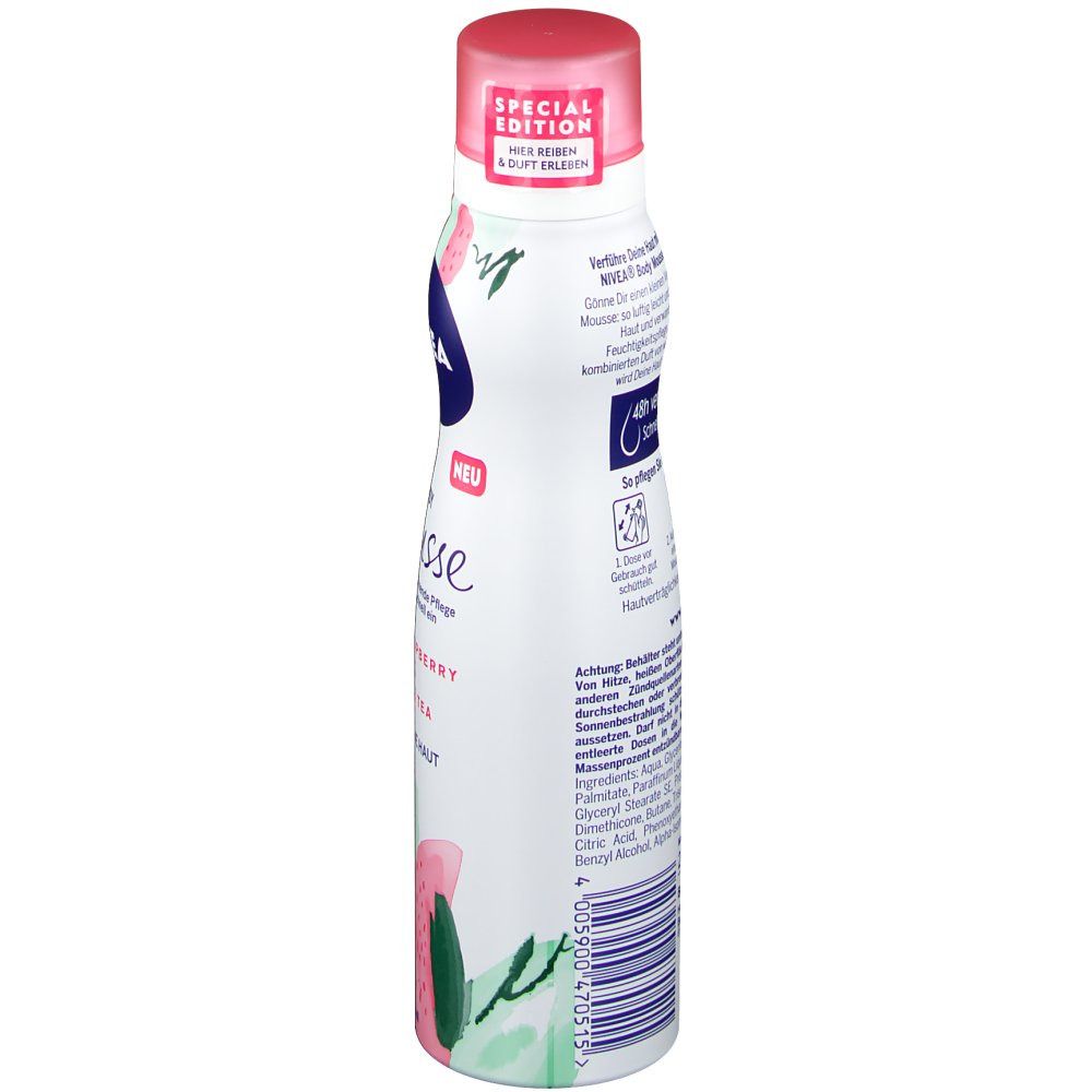 NIVEA® Body Mousse Wild Raspberry & White Tea