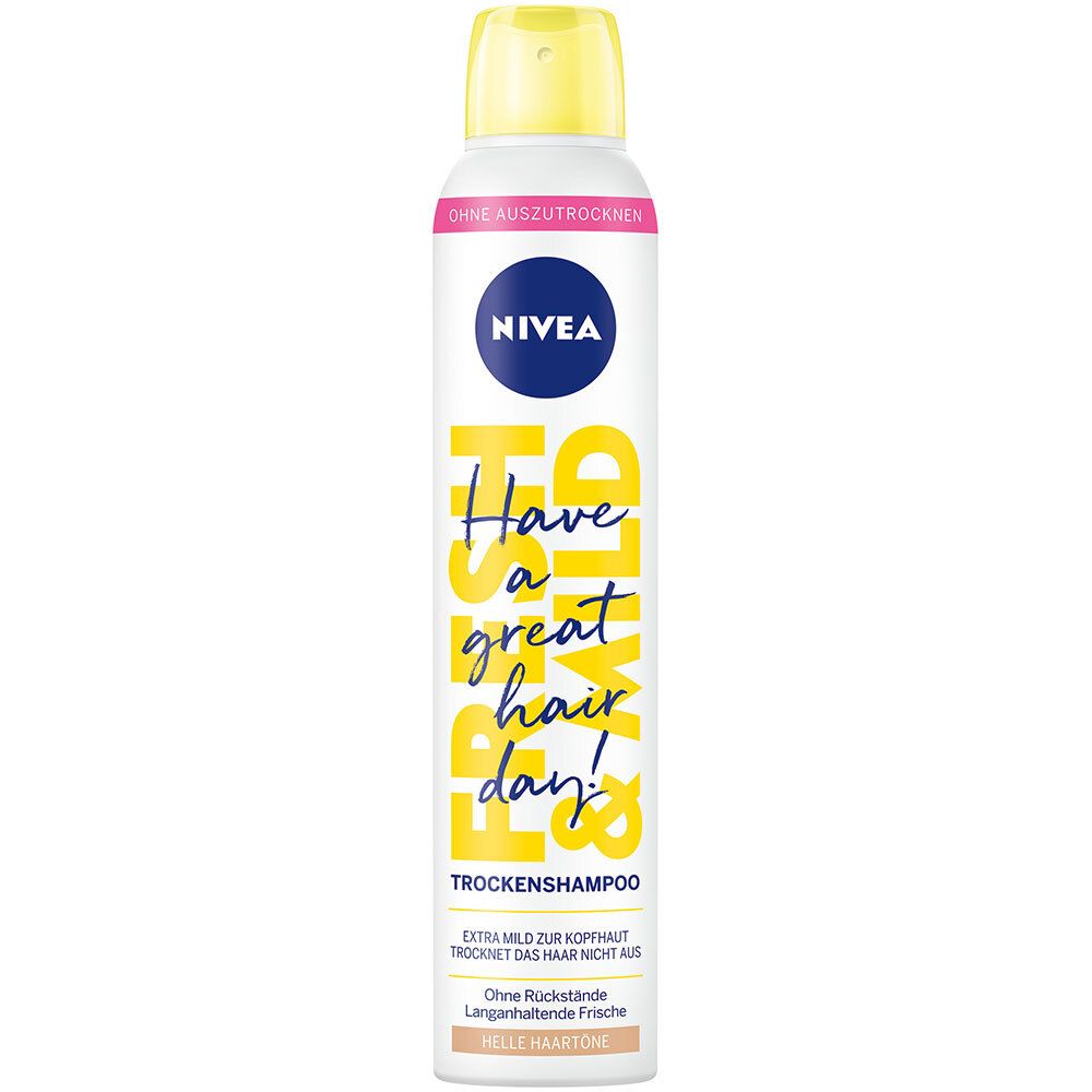 NIVEA Hair Care Fresh Revive Shampooing sec 3-en-1 Cheveux clairs