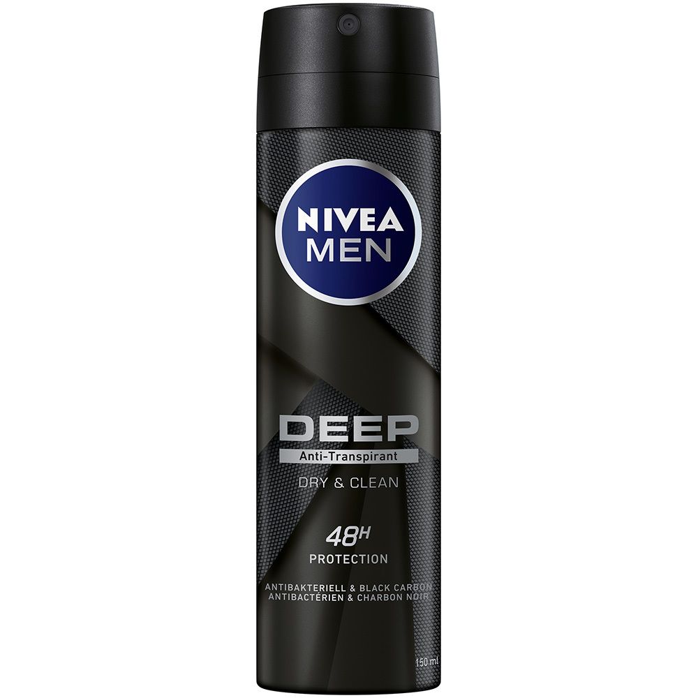 Nivea Men Deep Dry & Clean Déodorant anti-transpirant