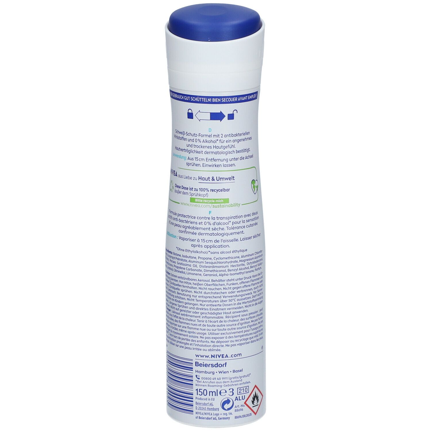 NIVEA® Deo Anti-Transpirant Dry Active Spray
