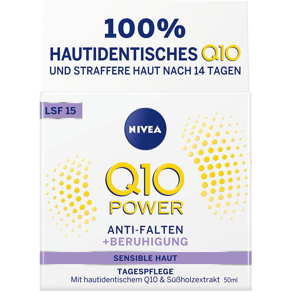 NIVEA Q10 Power Anti-Rides + Apaisant Soin de Jour SPF 15