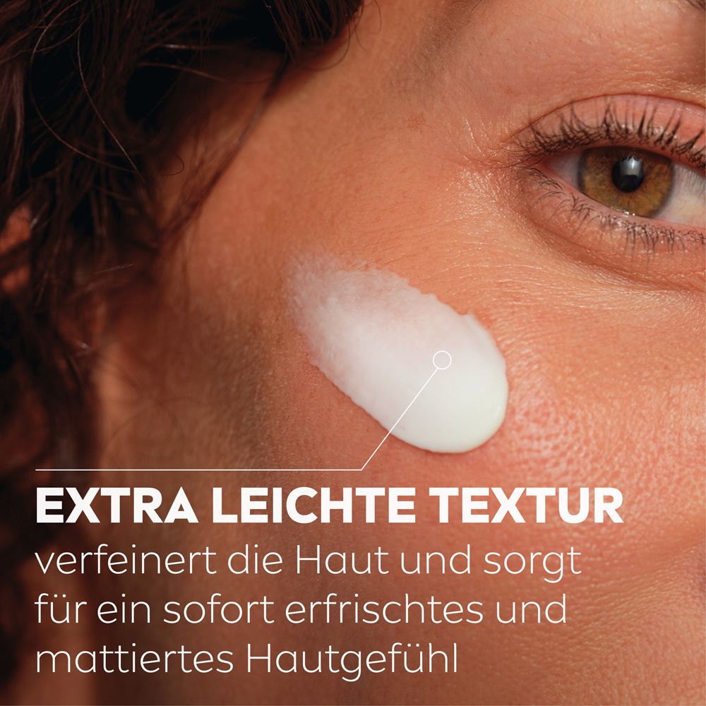 NIVEA Q10 Anti-rides Affinant les pores Soin de jour LSF 15, vue latérale du pot.