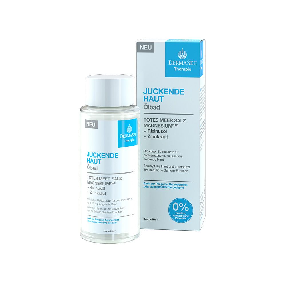 DERMASEL® Therapie Bain d'huile pour la peau démangeaisons