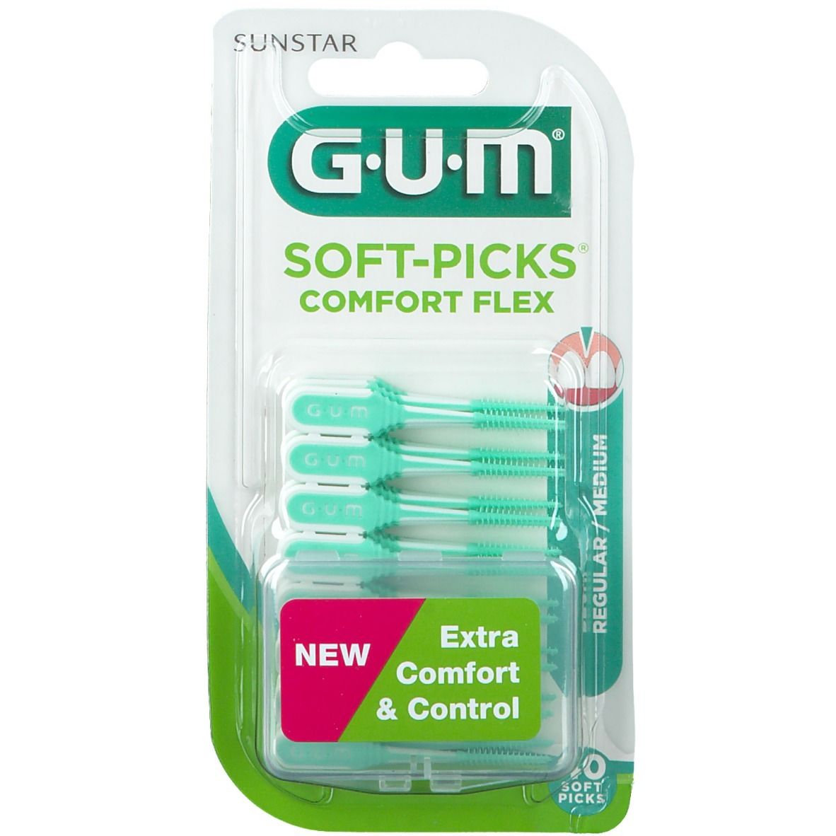 GUM® Soft-Picks Comfort Flex regular