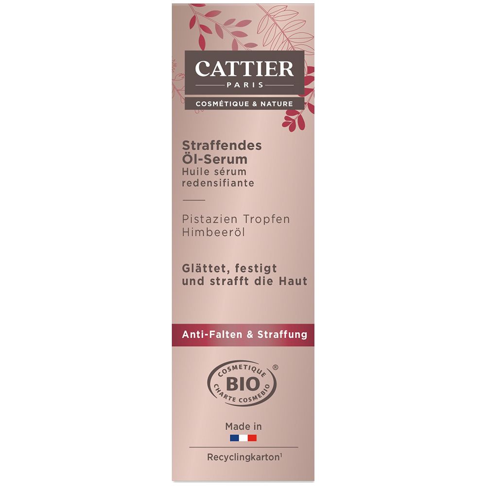 CATTIER Caresse Soyeuse Huile Sérum Redensifiante