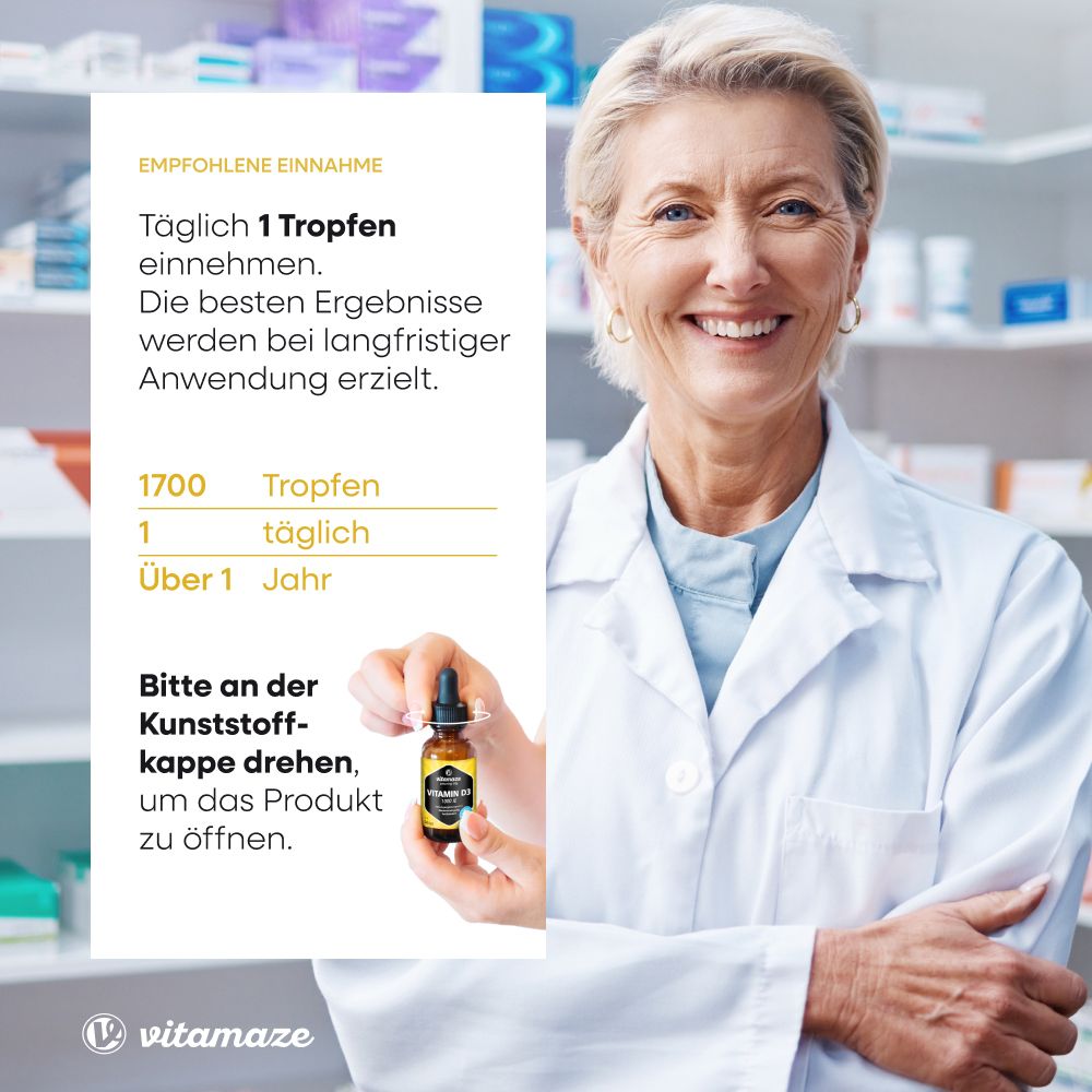 VITAMIN D3 TROPFEN 1.000 I.E.