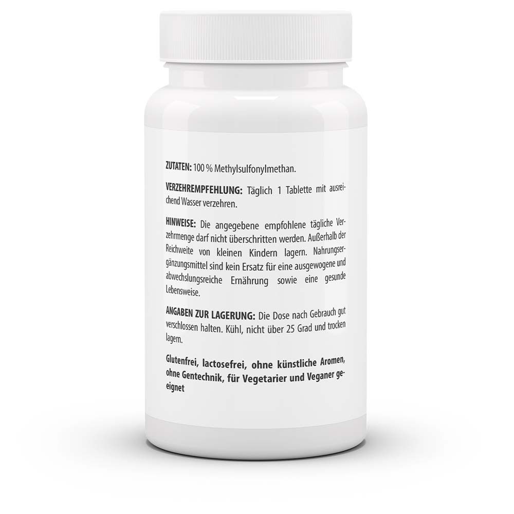 Dos de la bouteille blanche. Informations sur les ingrédients, la posologie, les avertissements et le stockage.