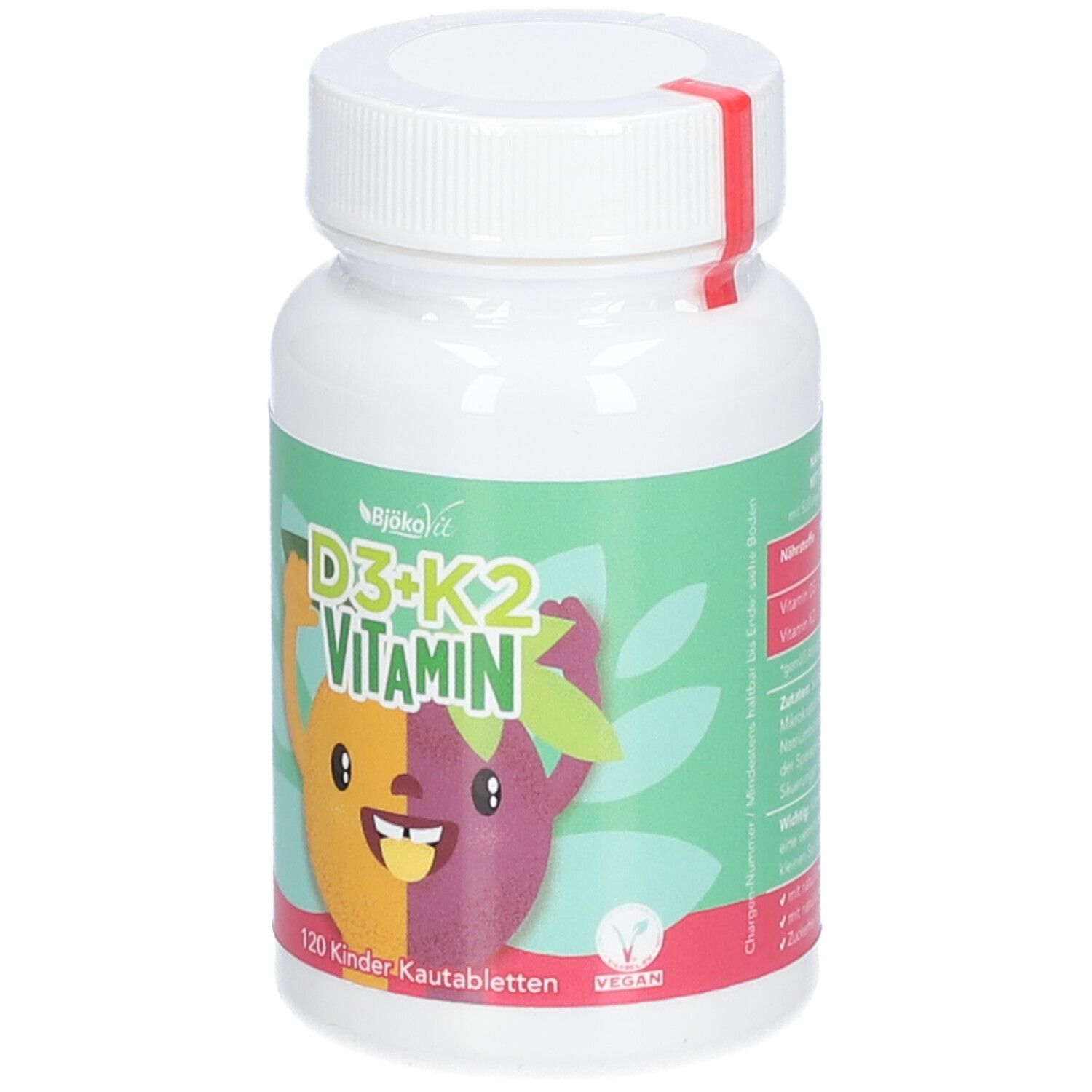 BjökoVit Vitamin D3 + K2 für Kids