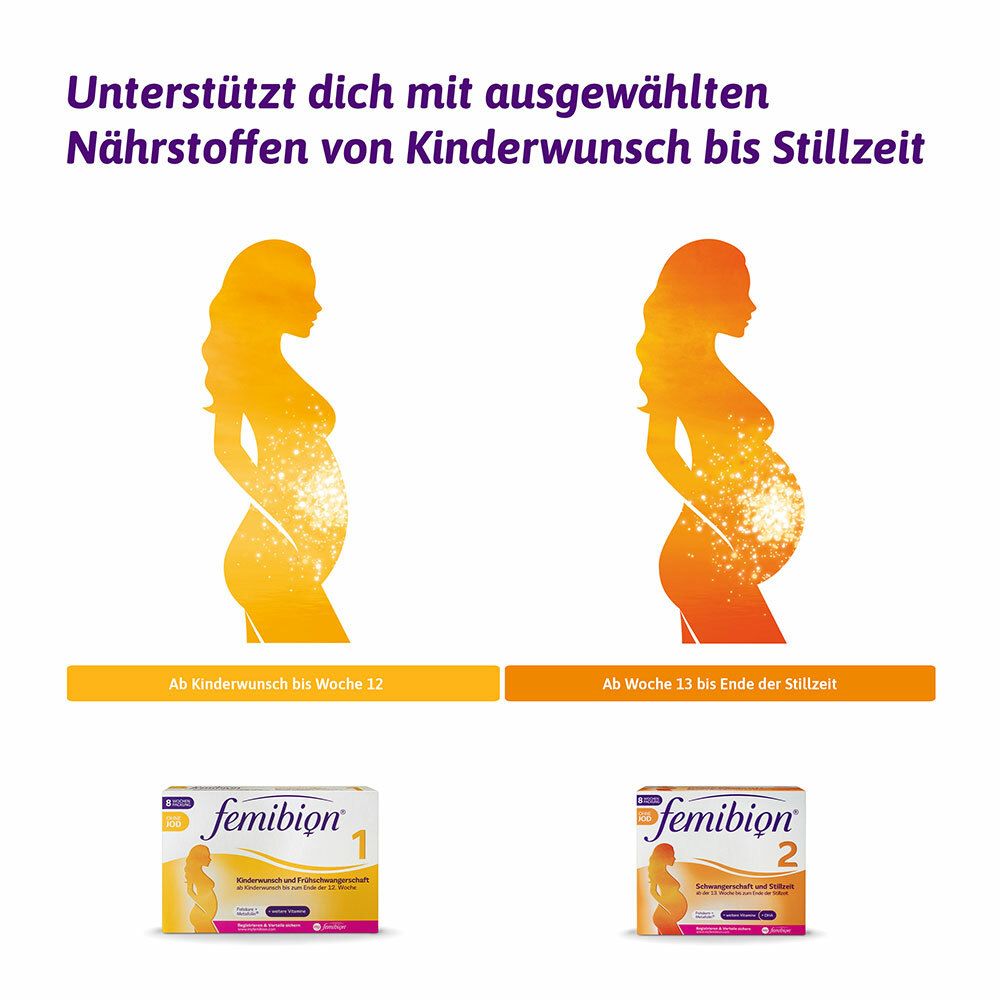 Femibion 1 Frühschwangerschaft Tabletten, 56 pcs. Tablets — apohealth -  Gesundheit aus der Apotheke