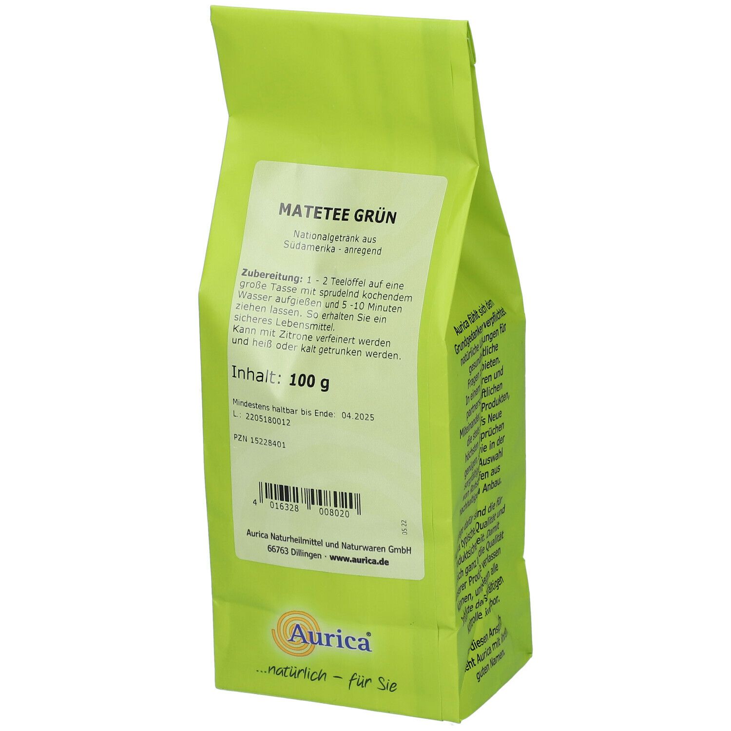 Aurica® Tisane MATETEE VERTE