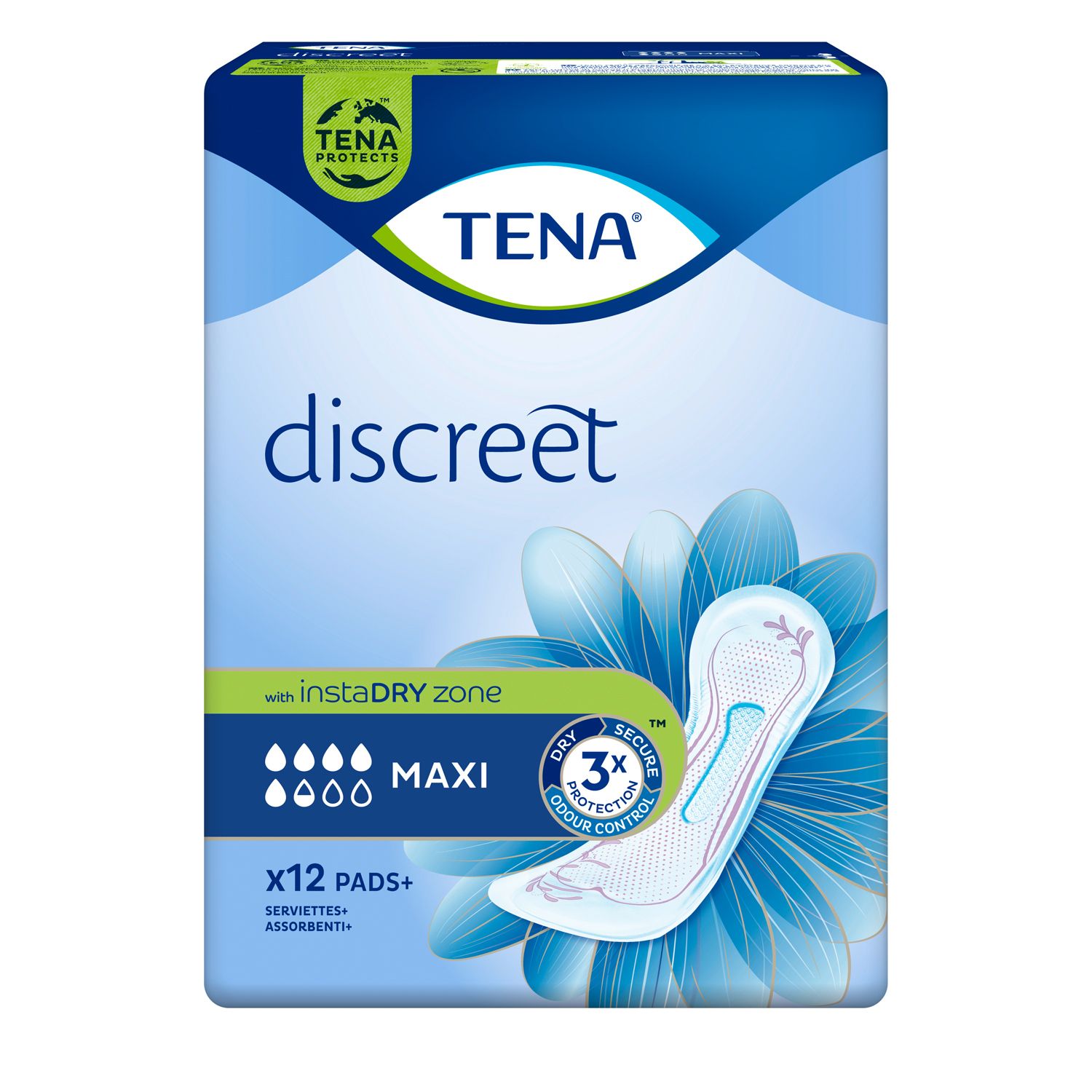 TENA LADY Discreet Inkontinenz Einlagen maxi