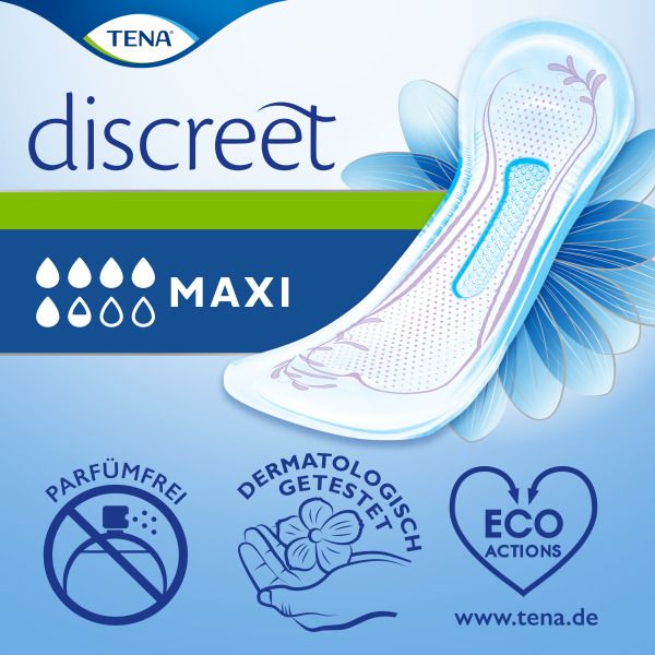 TENA LADY Discreet Inkontinenz Einlagen maxi