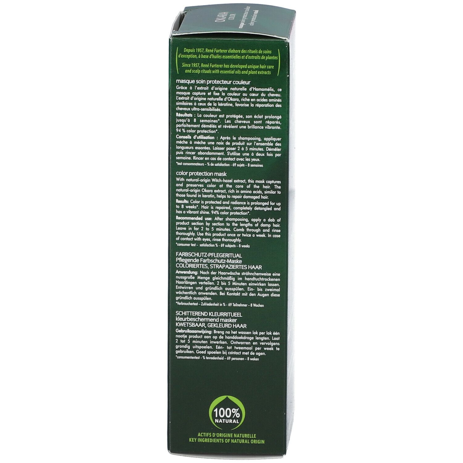 RENE FURTERER OKARA COLOUR Masque soin protecteur couleur