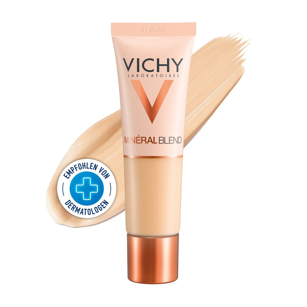 VICHY MIRALBLEND Fond de teint hydratant frais 16H - 01 Clay