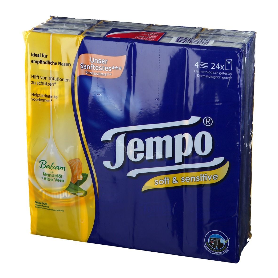 Tempo Mouchoirs en papier soft & sensitive