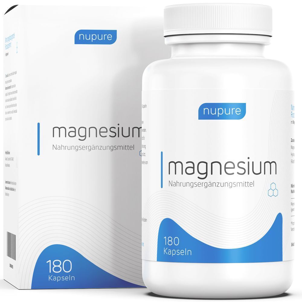 Nupure magnesium mit Magnesiumcitrat bei Magnesiummangel