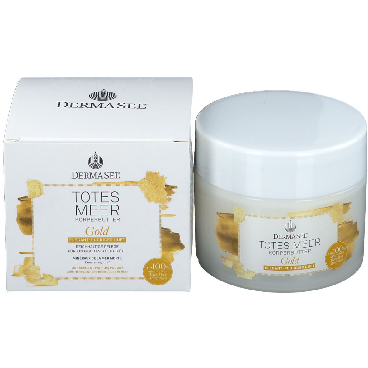 DERMASEL® Beurre corporel de la mer Morte Or