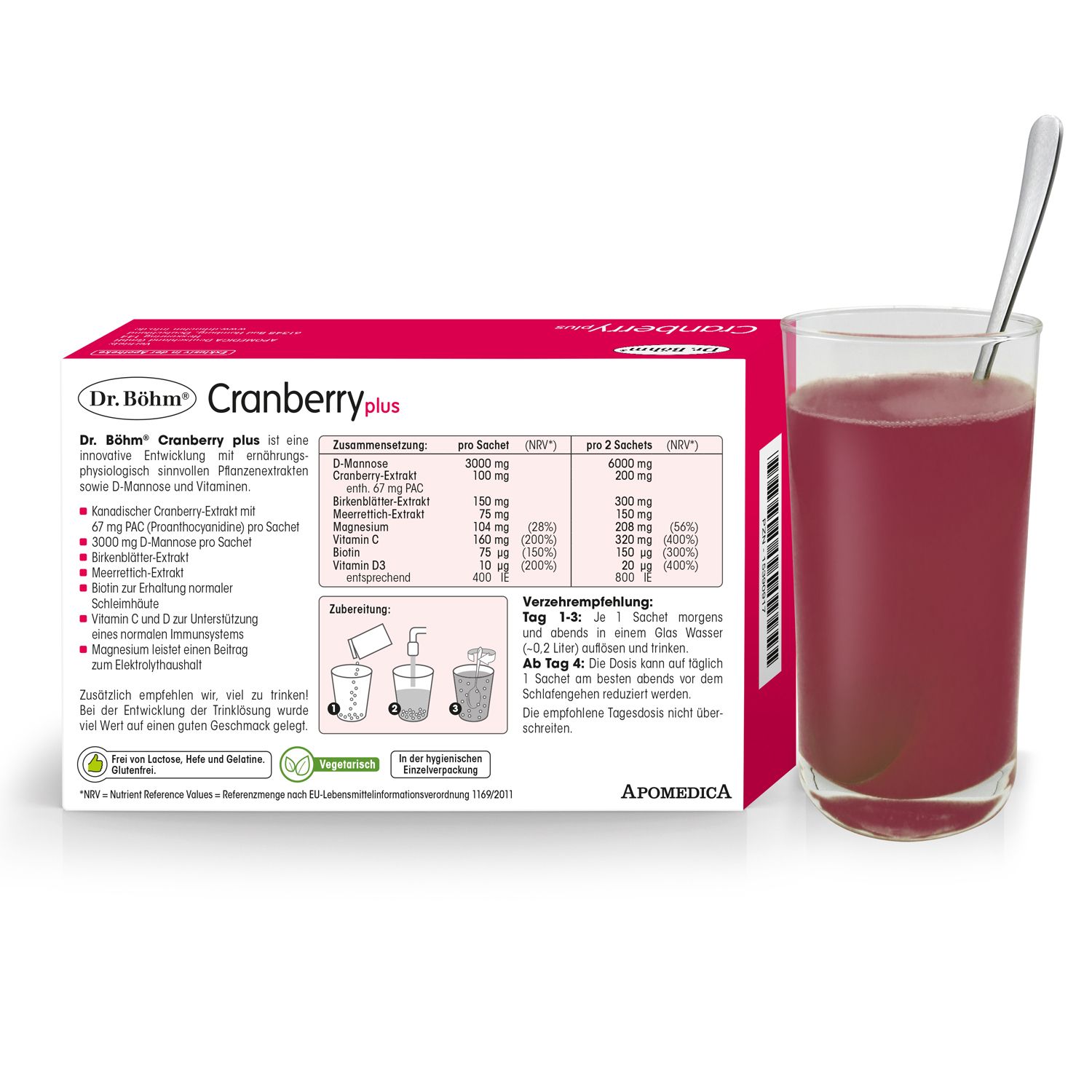 Böhm Cranberry plus 67 mg PAC