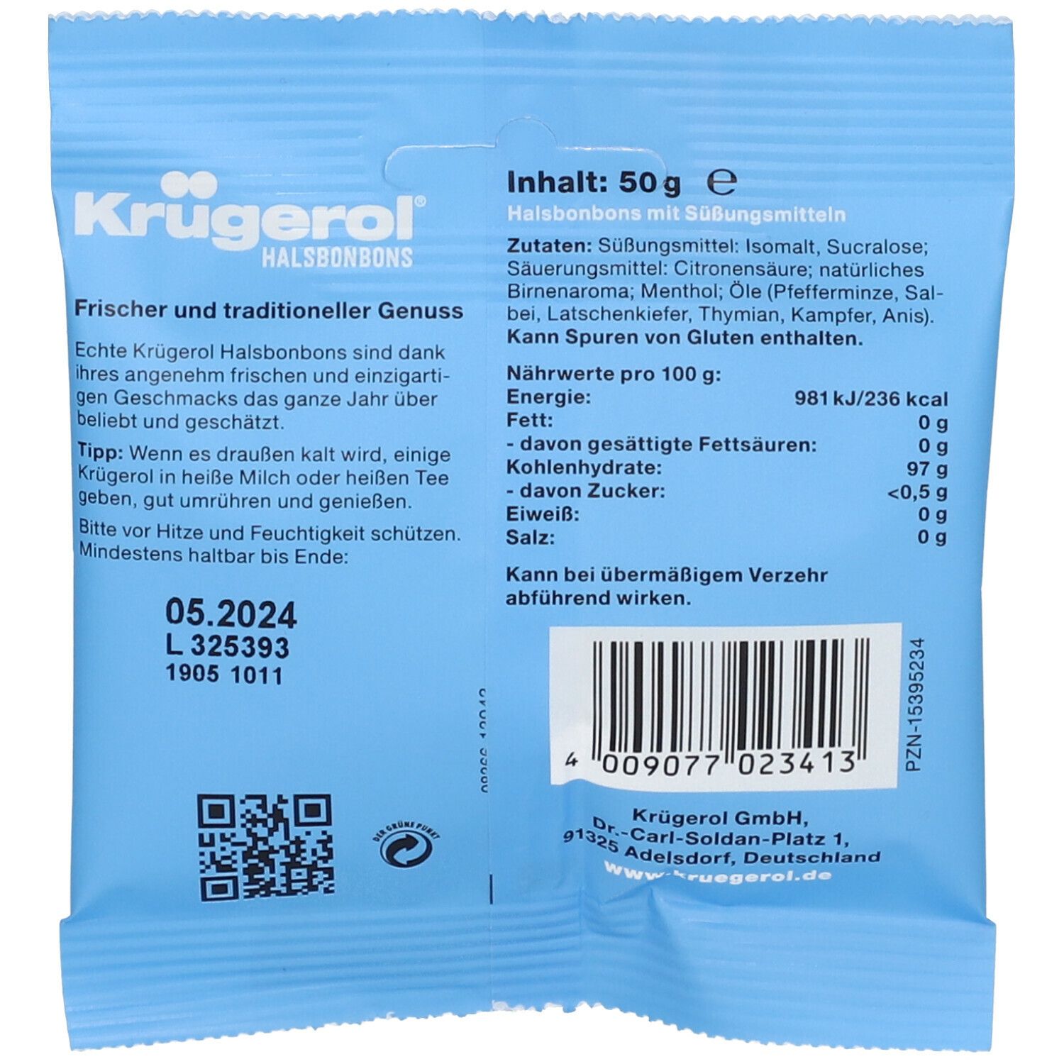 Krügerol® Pastilles gorge sans sucre