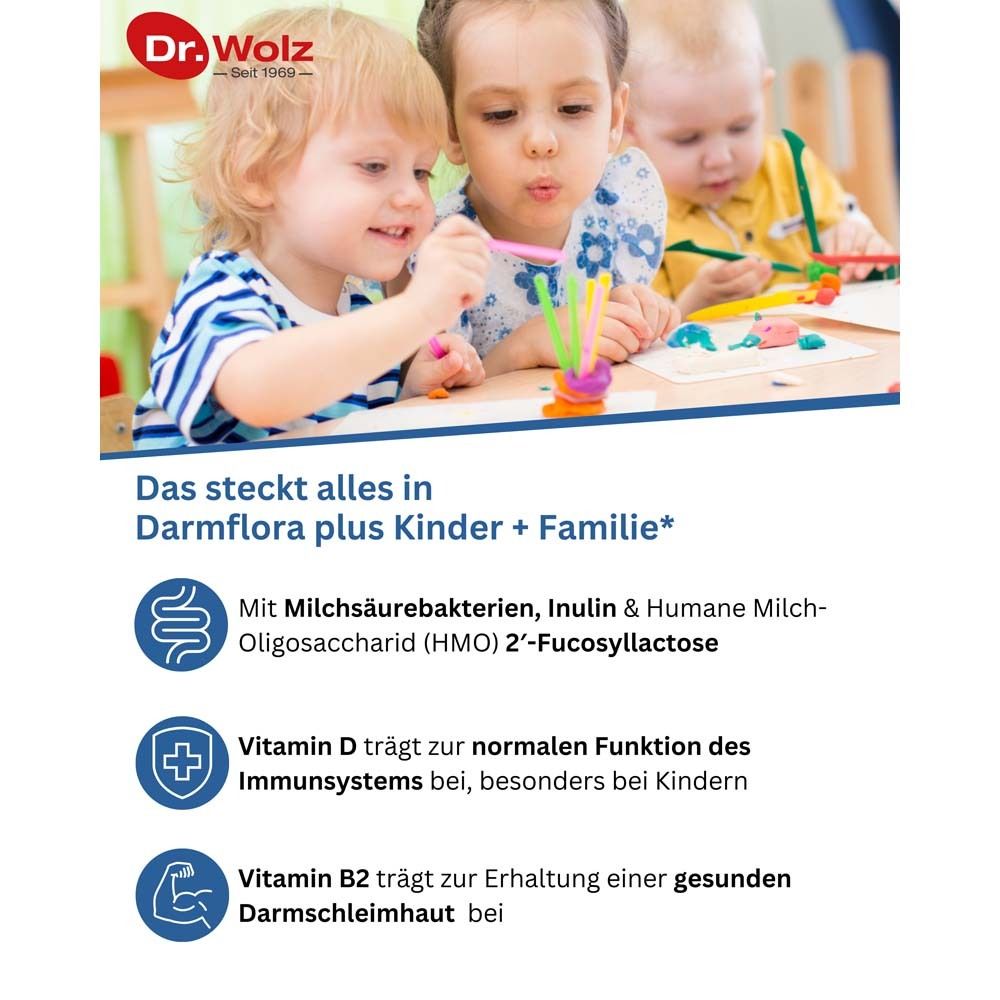 Dr. Wolz Darmflora plus® Enfants + Famille