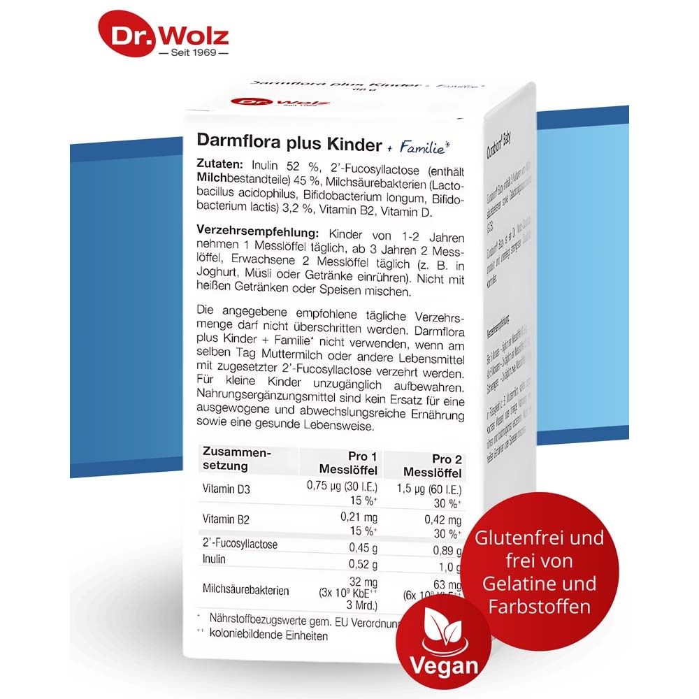 Dr. Wolz Darmflora plus® Enfants + Famille