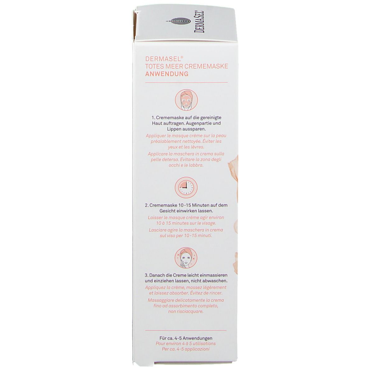 DERMASEL® Totes Meer Maske Porzellan Teint