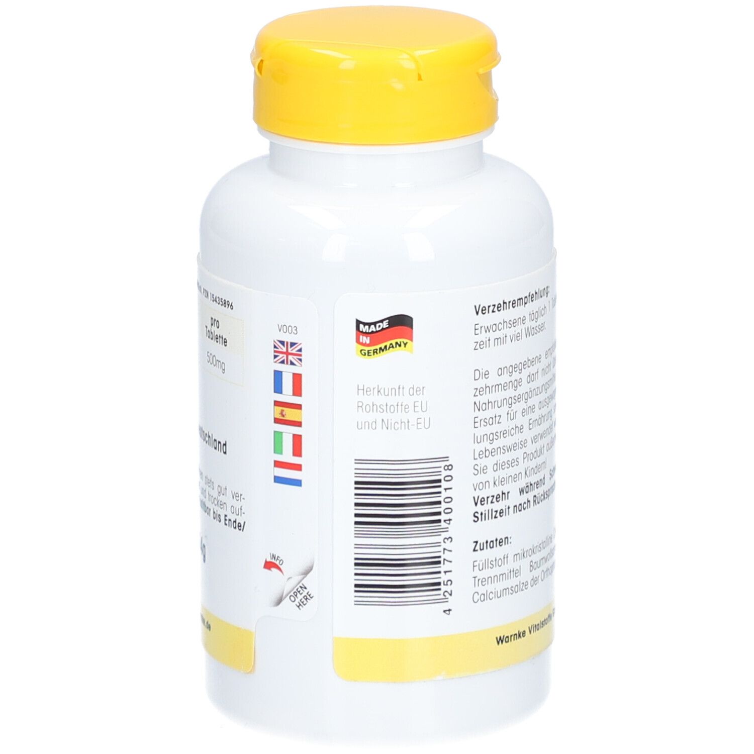 WARNKE-Theanin 500mg Tabletten