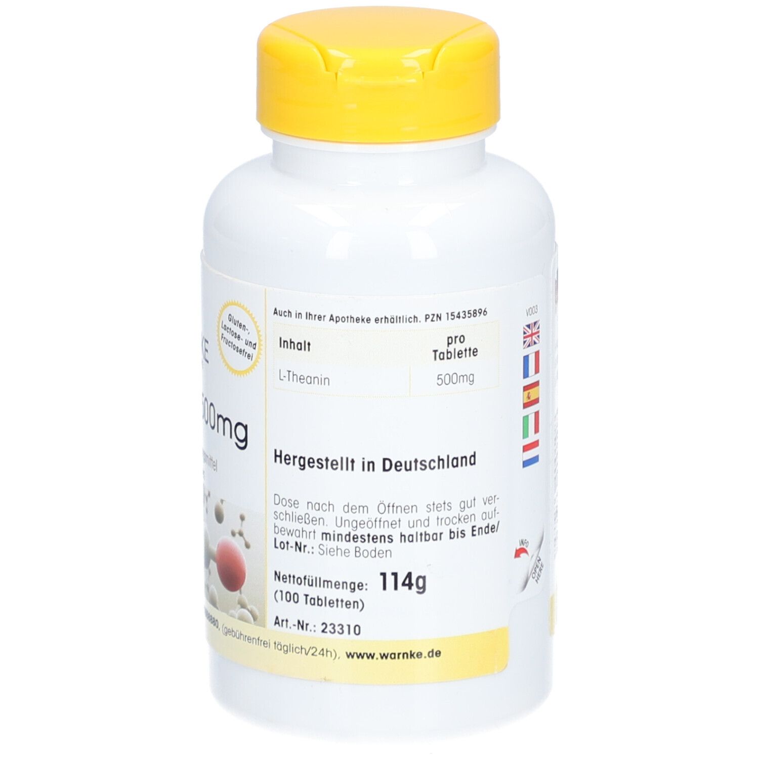 WARNKE-Theanin 500mg Tabletten