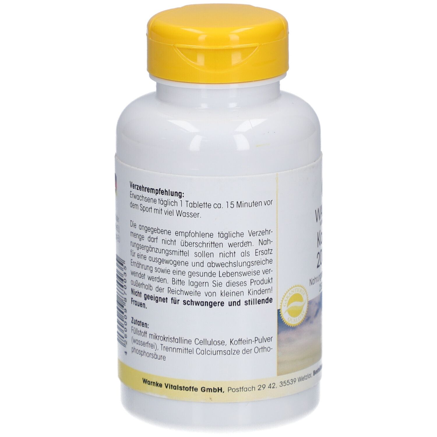 WARNKE caféine 200mg