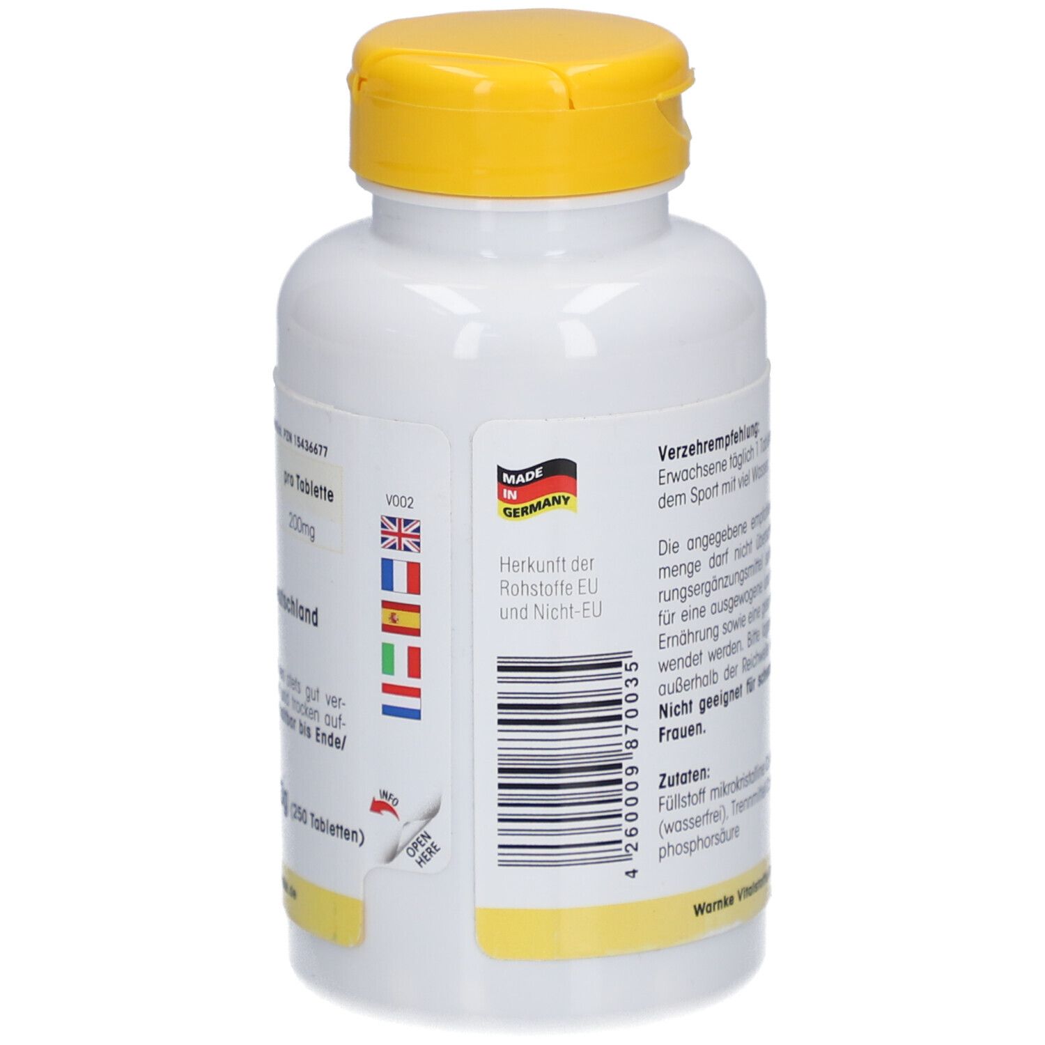 WARNKE caféine 200mg