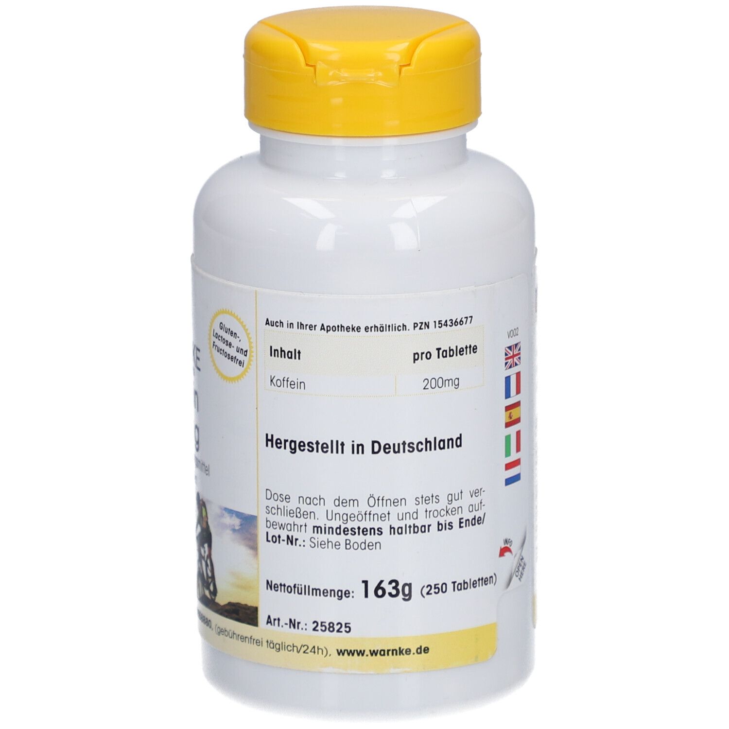 WARNKE caféine 200mg