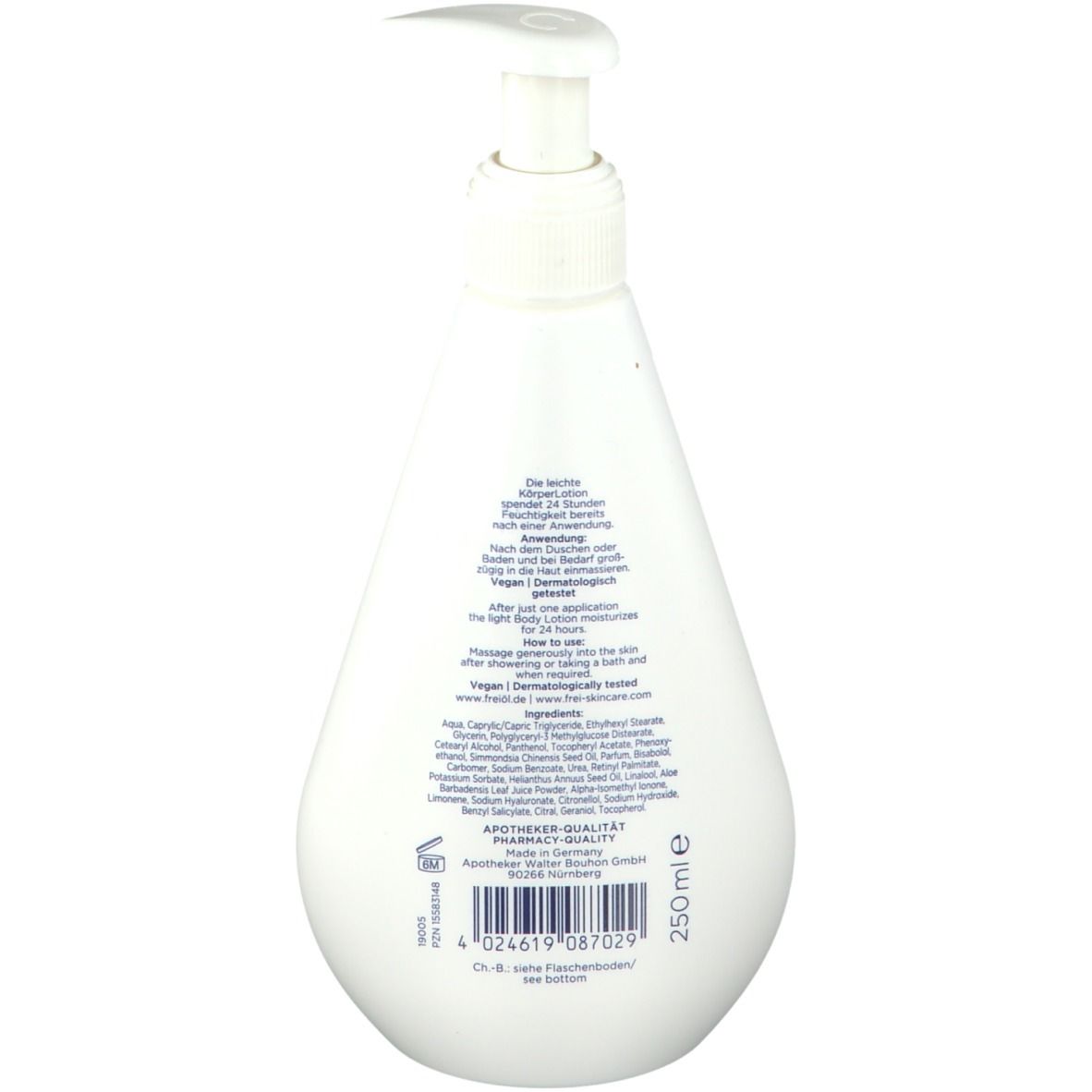 frei öl® HYDROLIPID Lotion corporelle