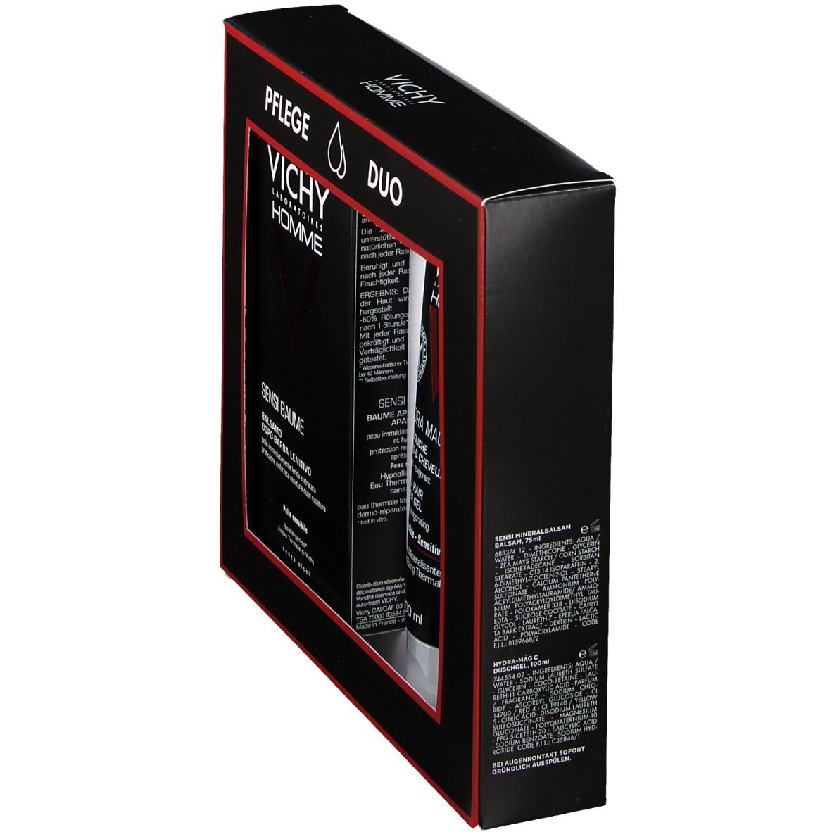 VICHY HOMME Pflege Duo Sensi Mineralbalm + Duschgel