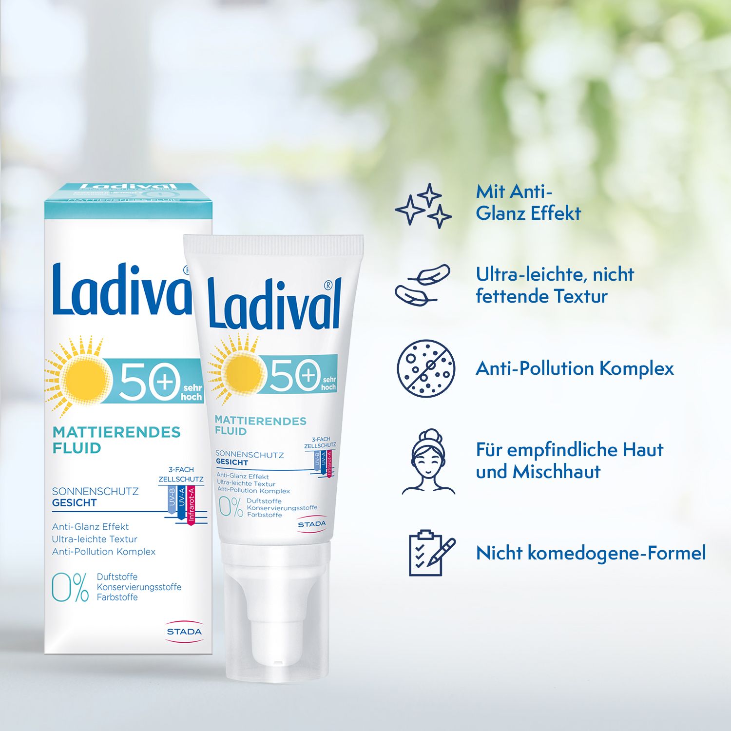 Ladival® Fluide matifiant visage SPF 50