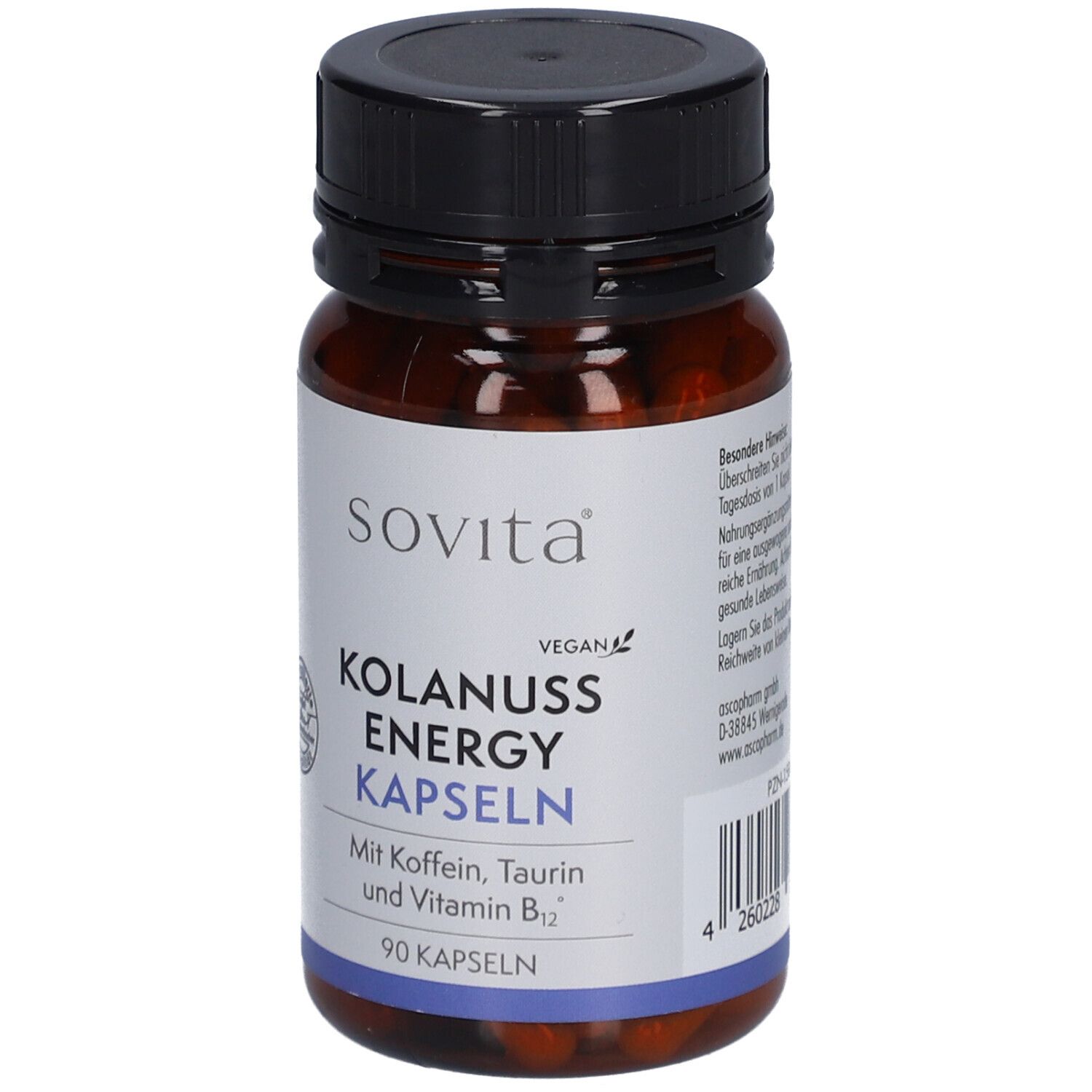 SOVITA noix de kola energy capsules