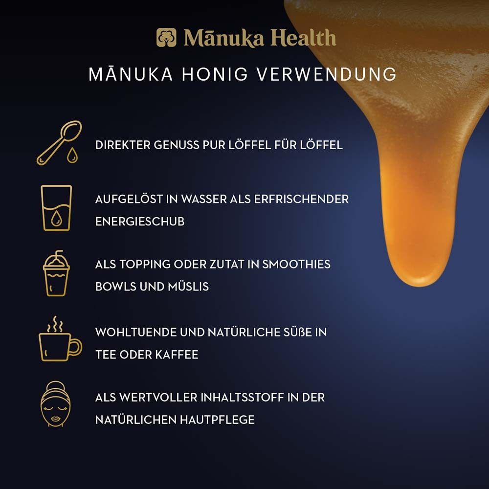 MANUKA HEALTH MGO™ 100+ Manuka-Miel