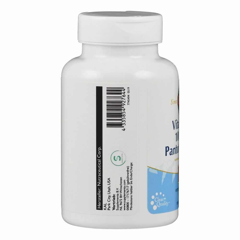 VITAMINE B5 1000 mg Acide pantothénique