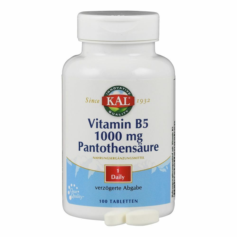 VITAMINE B5 1000 mg Acide pantothénique