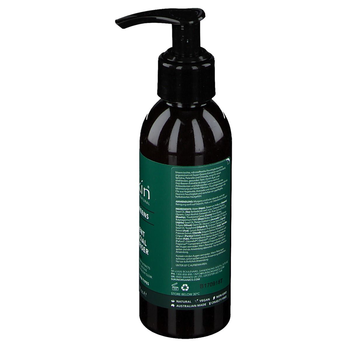 sukin® Super Greens Nutrient Rich Facial Moisturiser