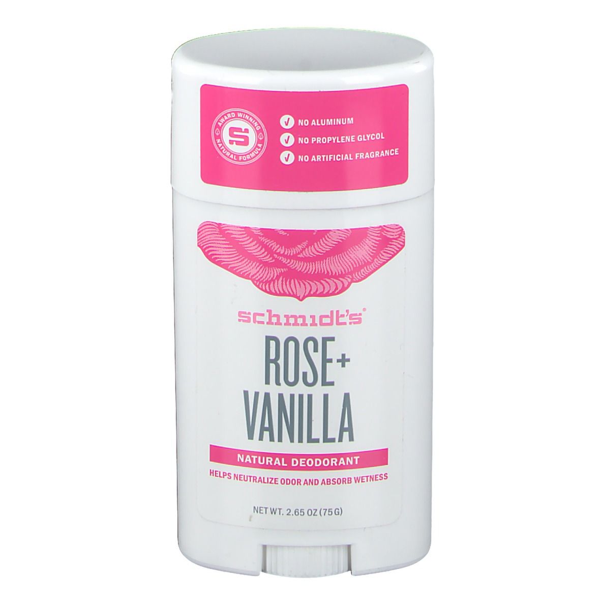 Schmidt's® Deodorant Stick Rosa + Vanille