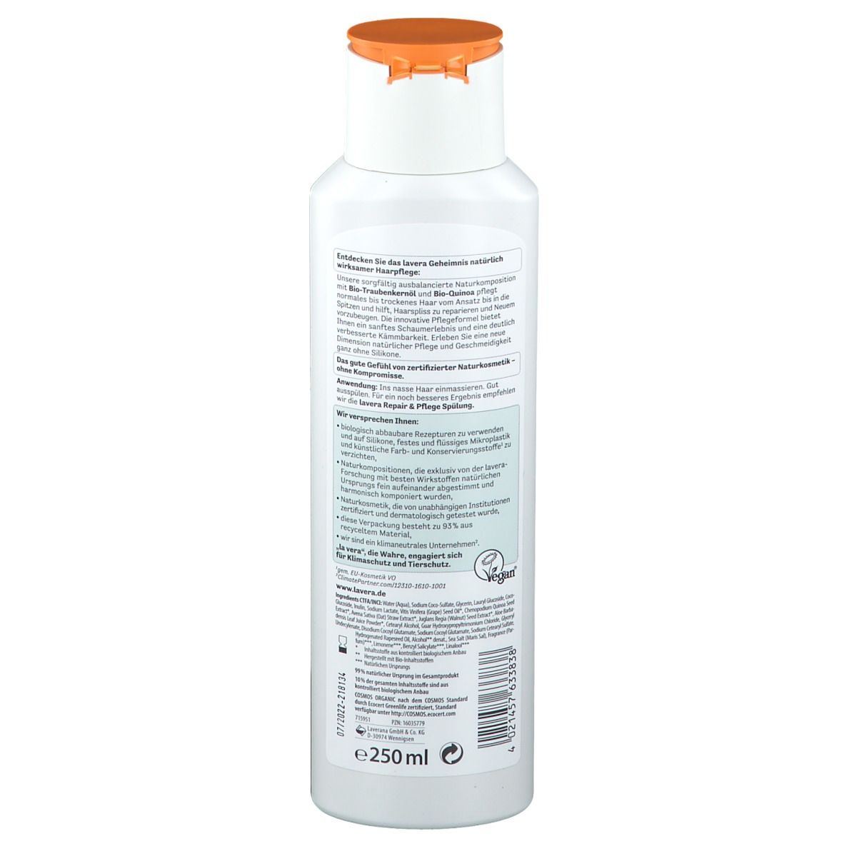 lavera Shampoing de soin Réparation & Soin