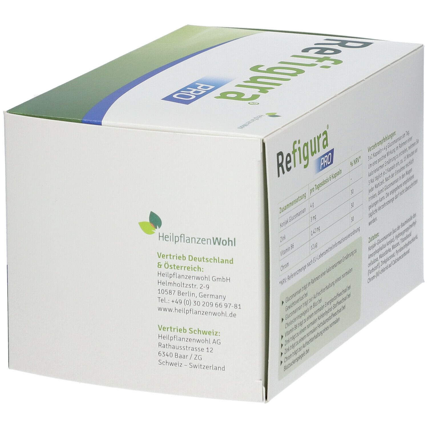 REFIGURA® Pro Kapseln für einen aktiven Stoffwechsel vegan