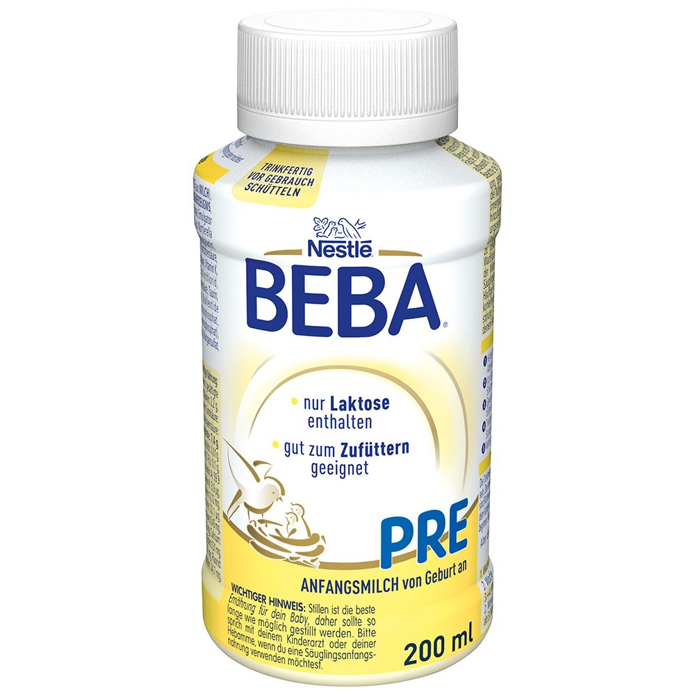 Nestlé BEBA® Anfangsmilch PRE von Geburt an, trinkfertig