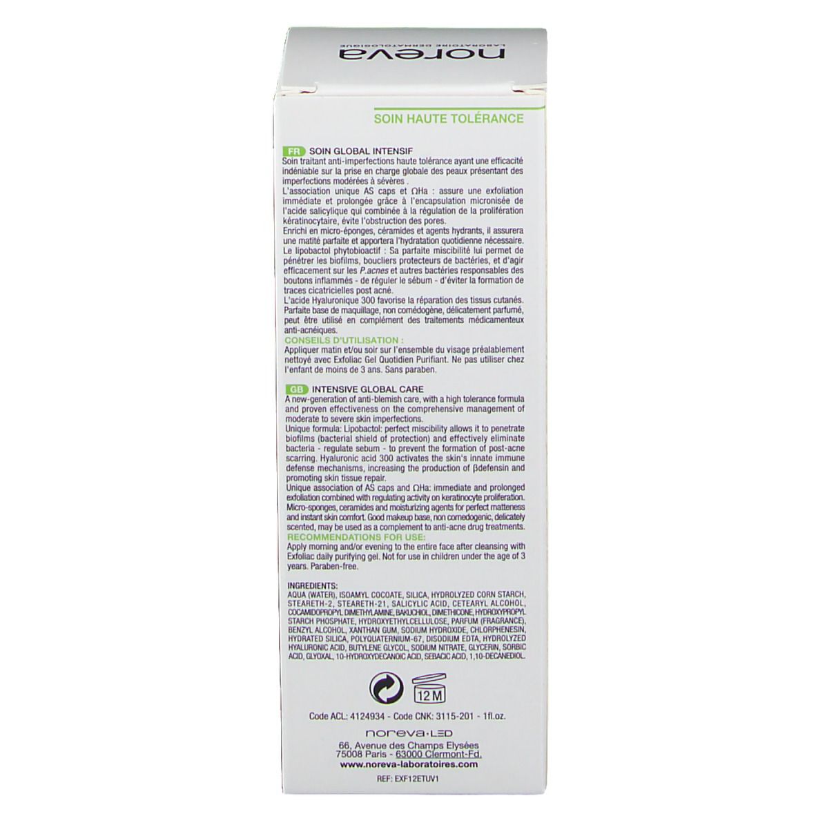noreva Exfoliac® Global 6