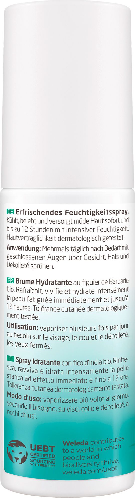 WELEDA Cactus Spray hydratant rafraîchissant
