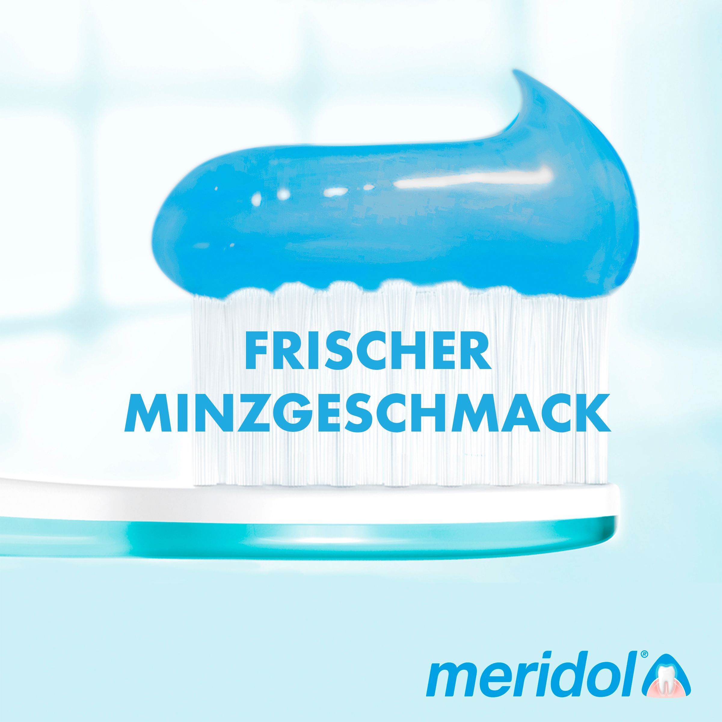 meridol set d'essai: brosse à dents + dentifrice + bain de bouche
