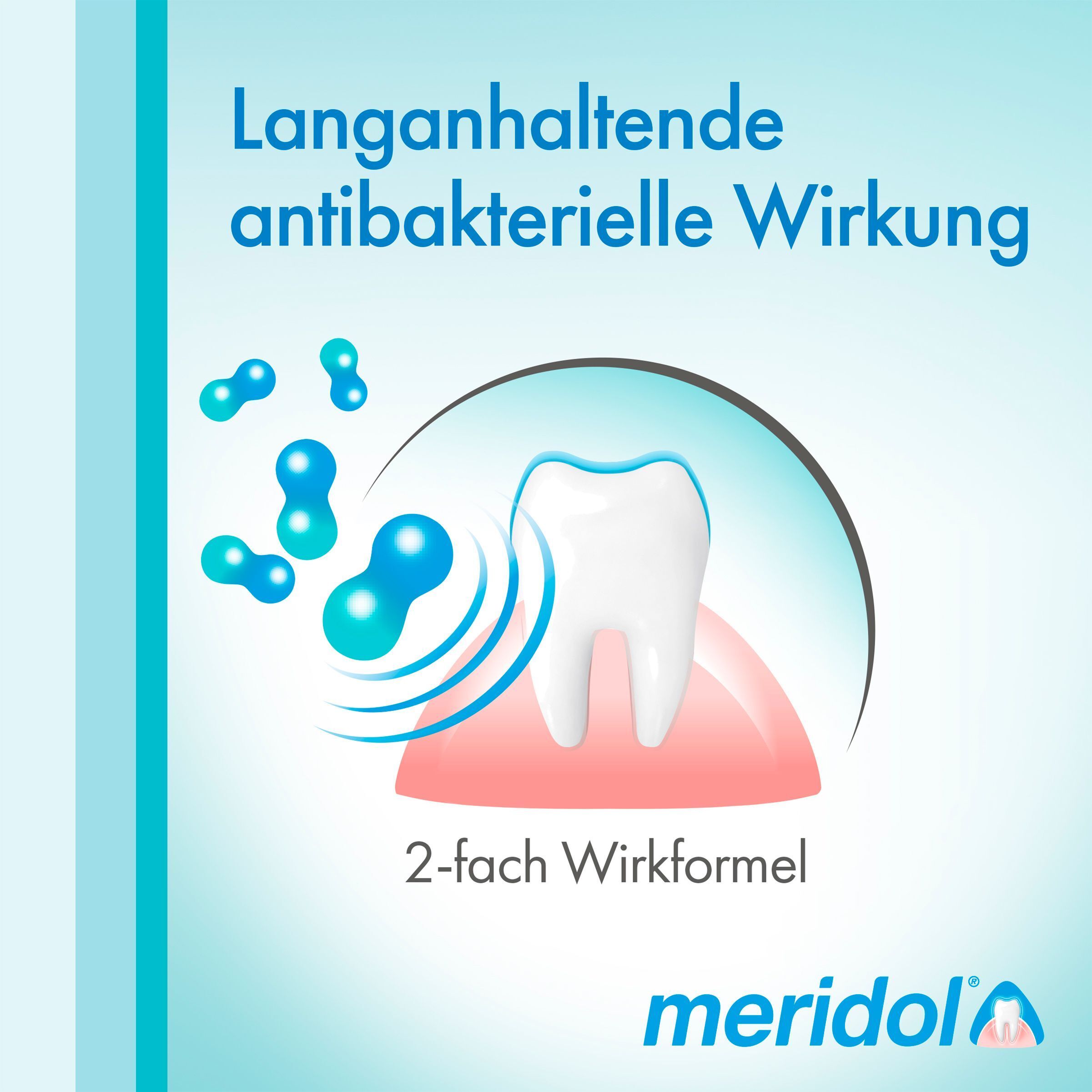meridol set d'essai: brosse à dents + dentifrice + bain de bouche